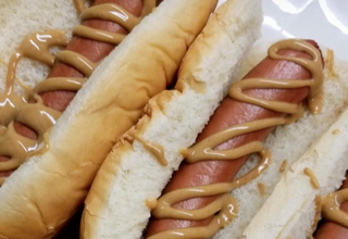 Peanut butter on a hot dog …. Good for life expectancy?